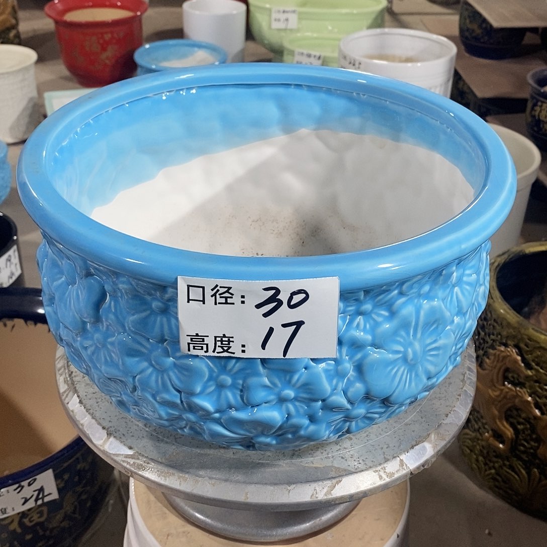 【闪购商品】陶瓷微瑕花盆-033-1个大号