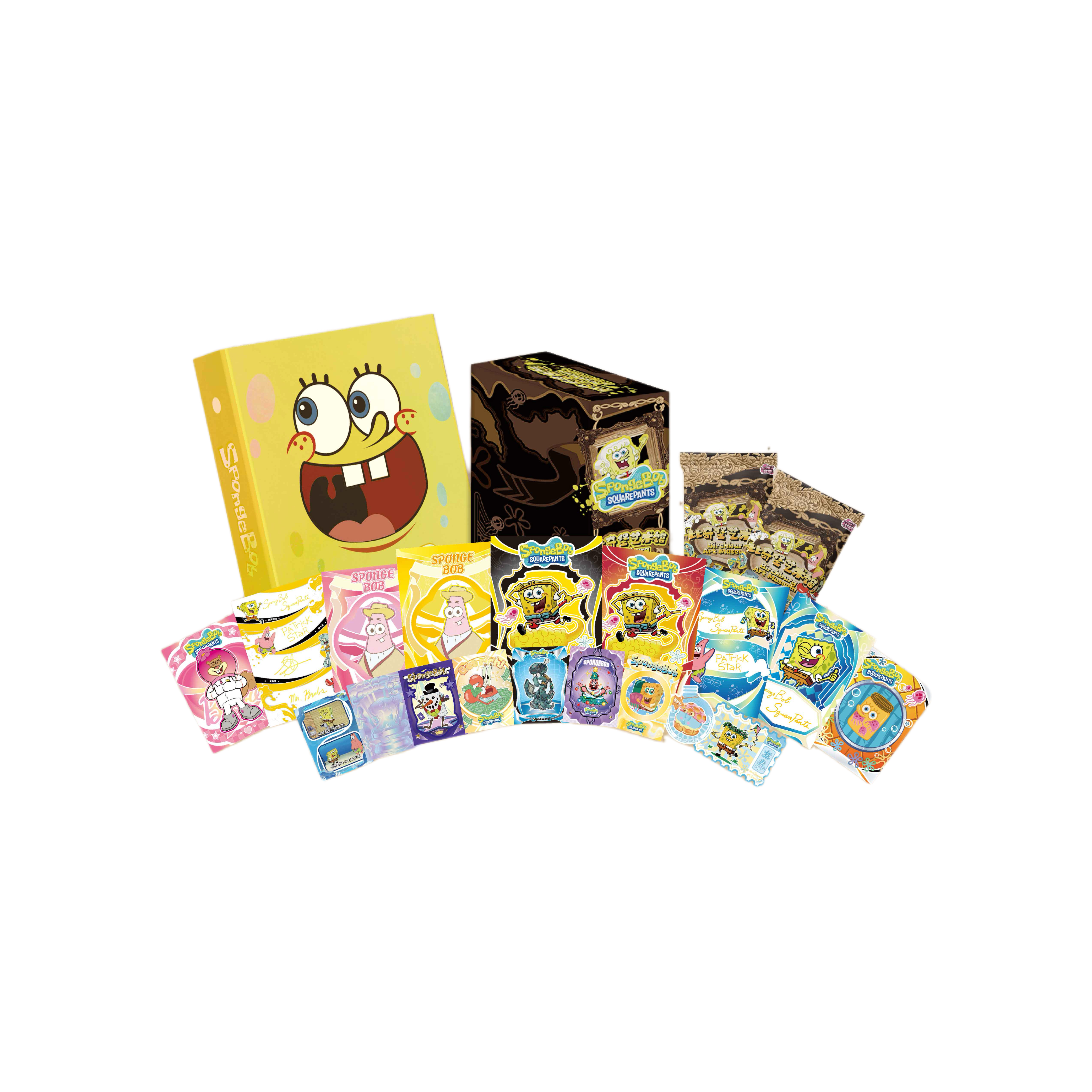 （包)【抓章鱼】海绵宝宝比奇堡艺术馆系列收藏卡（代拆）