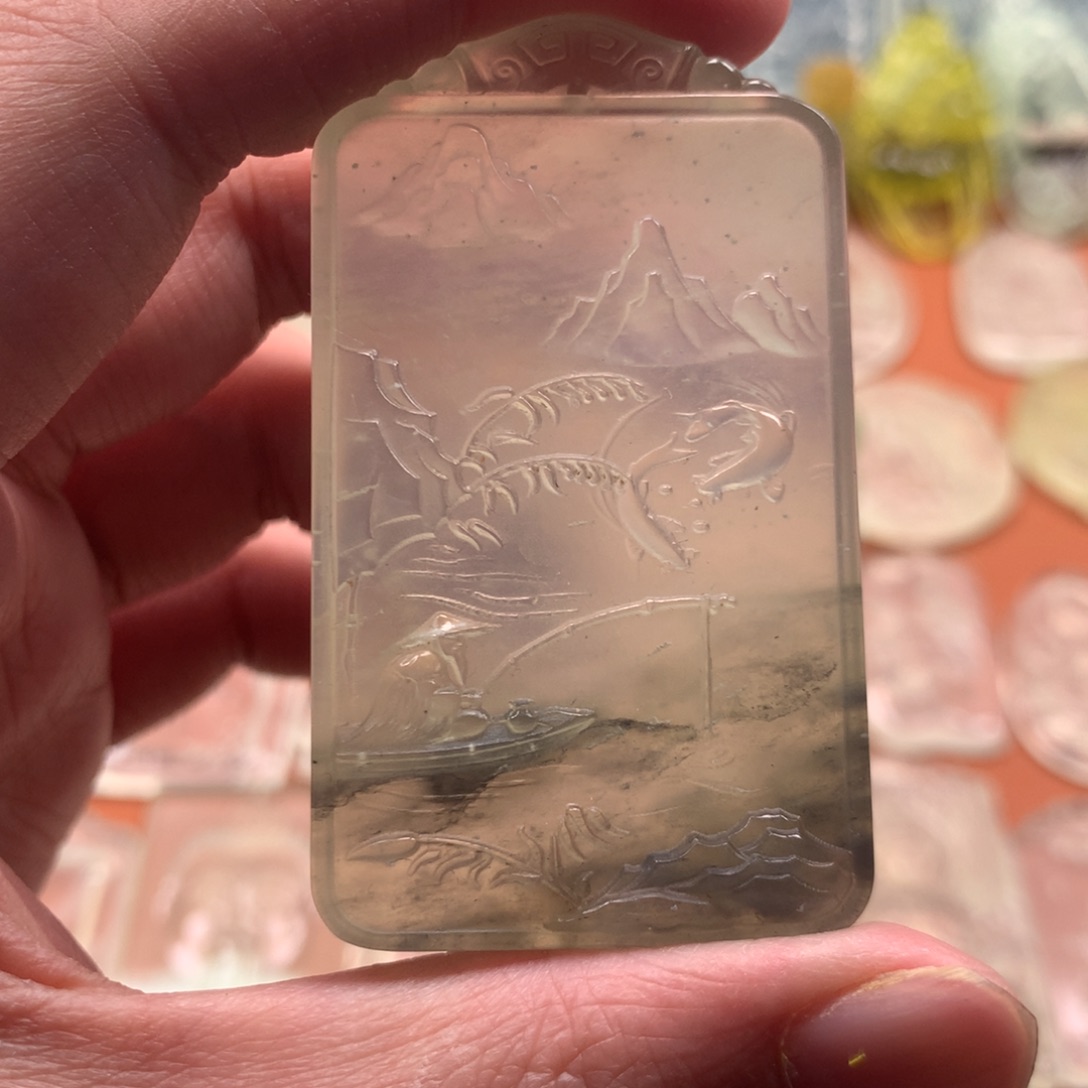 蛇纹石玉颈饰未镶嵌