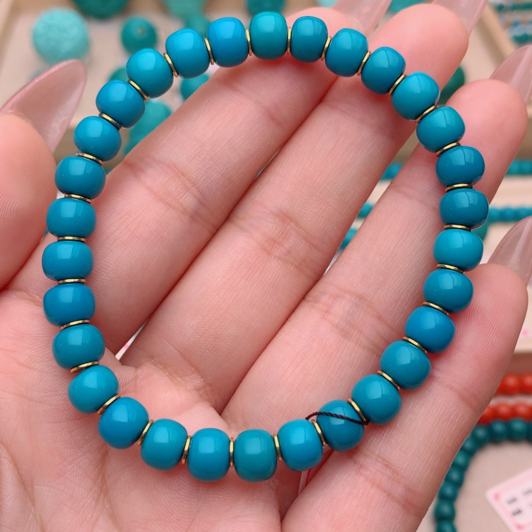 绿松石直径7.0未镶嵌