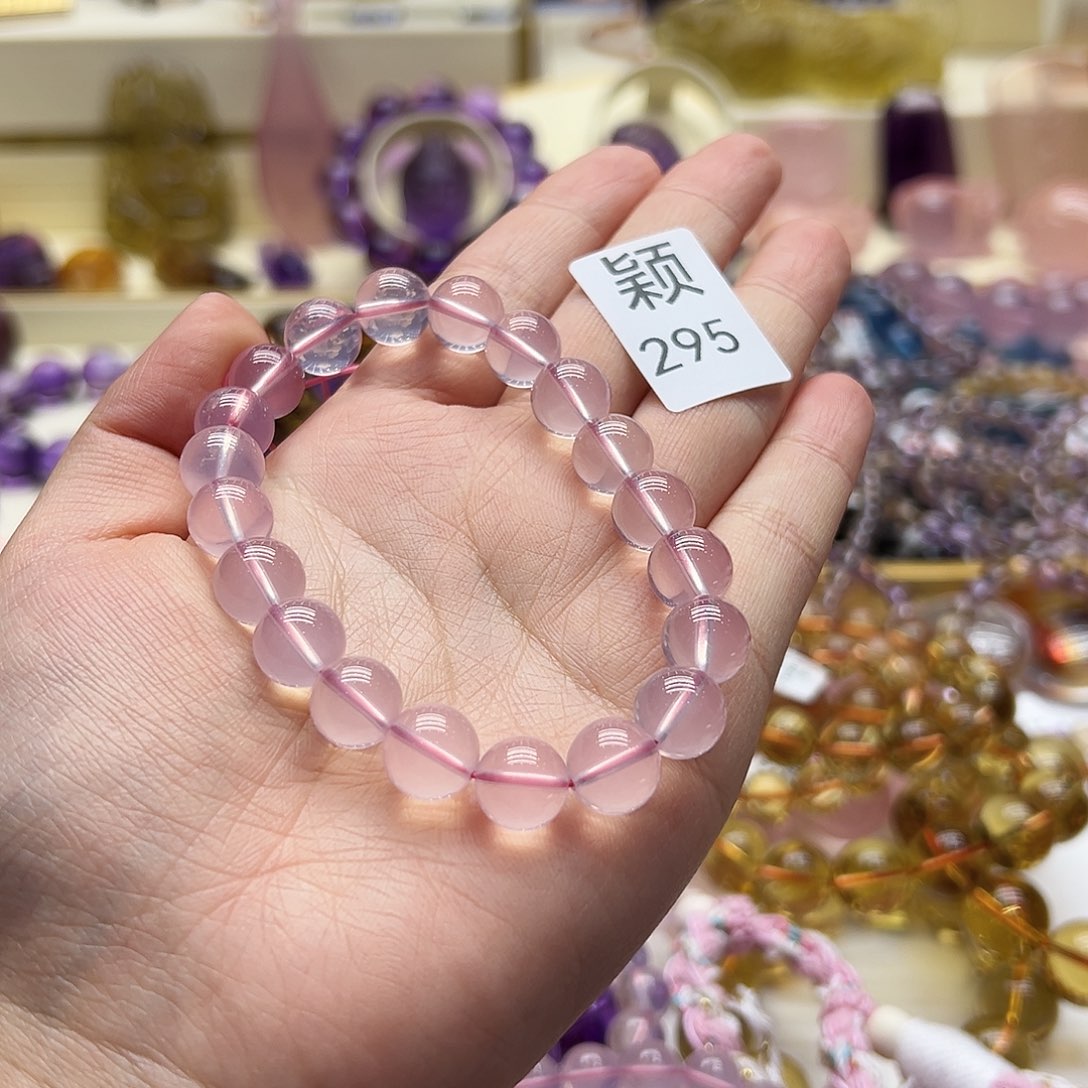 芙蓉石手链未镶嵌猫****ฅ