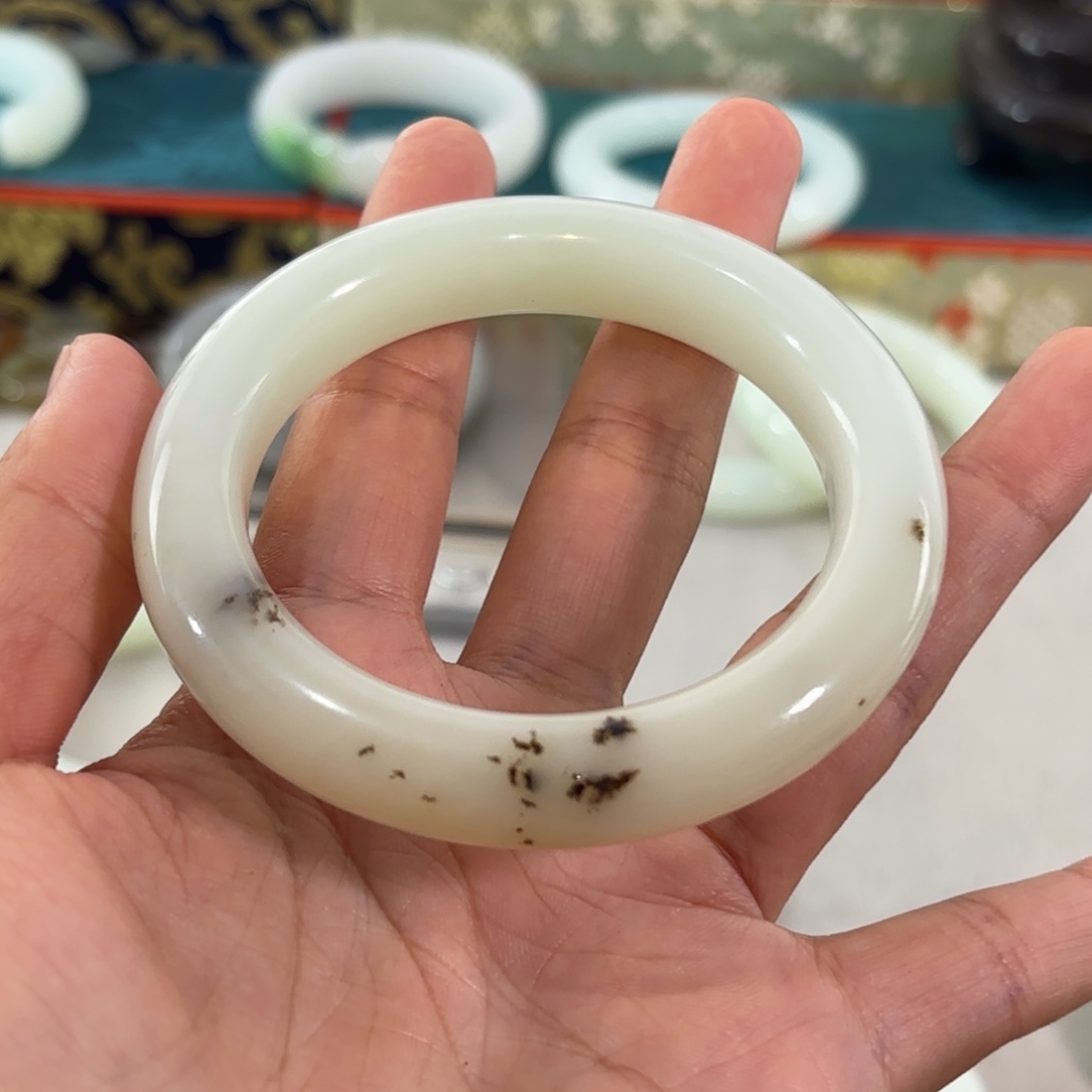 手链未镶嵌和田玉（糖玉）56