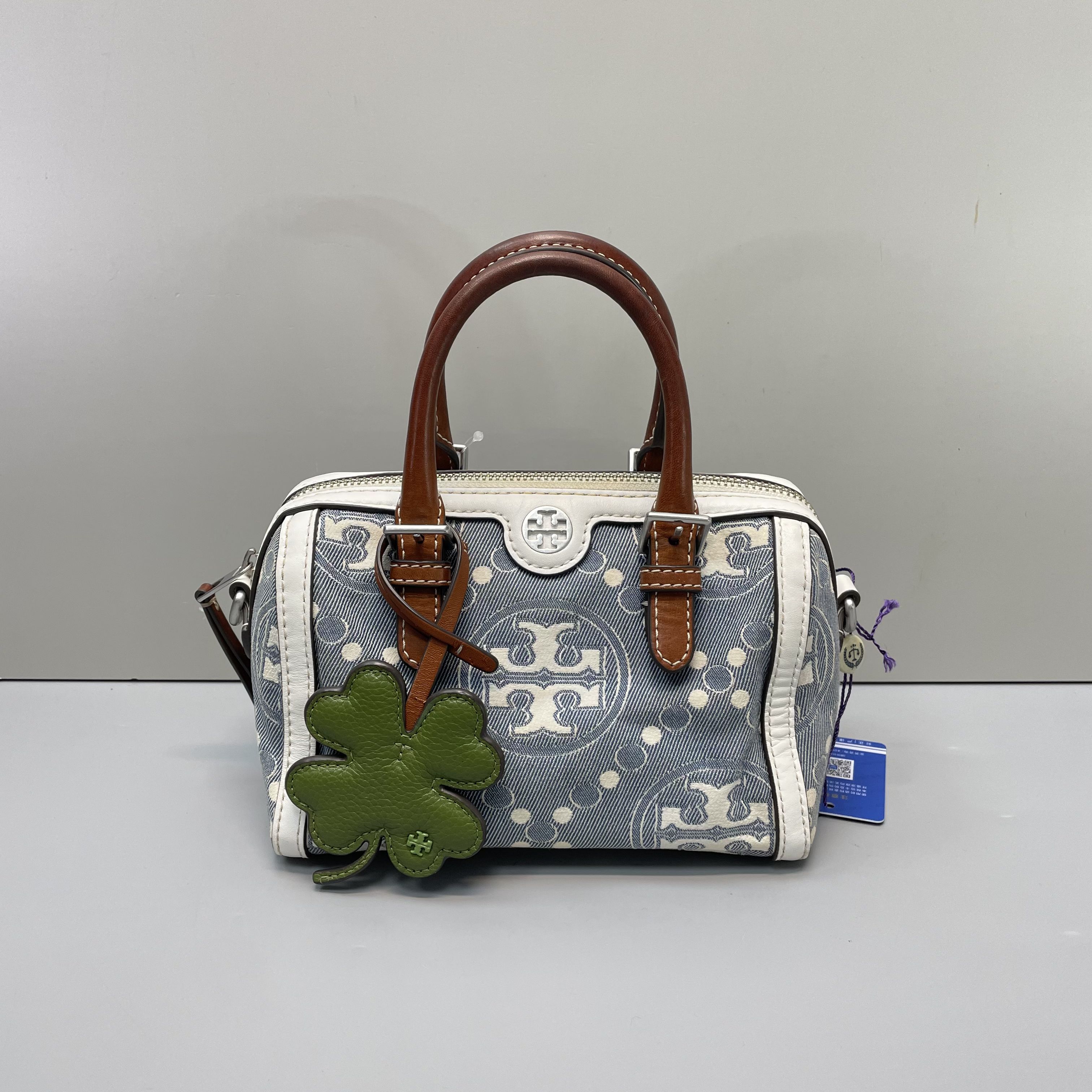 90新 TORY BURCH/汤丽柏琦 媚姐/波士顿斜挎包19x15x12cmG011704