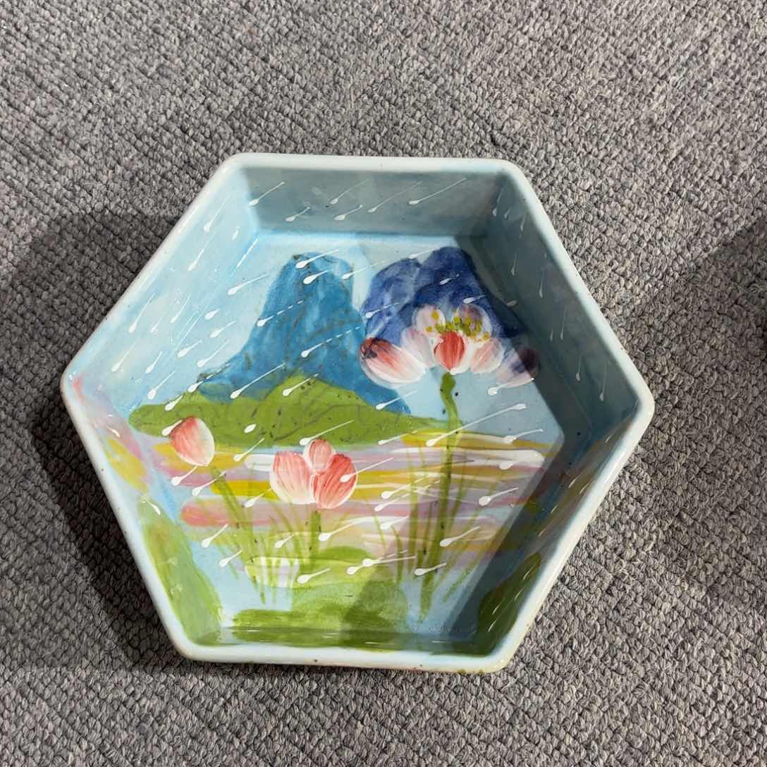 景德镇手绘高温釉下彩陶瓷茶具