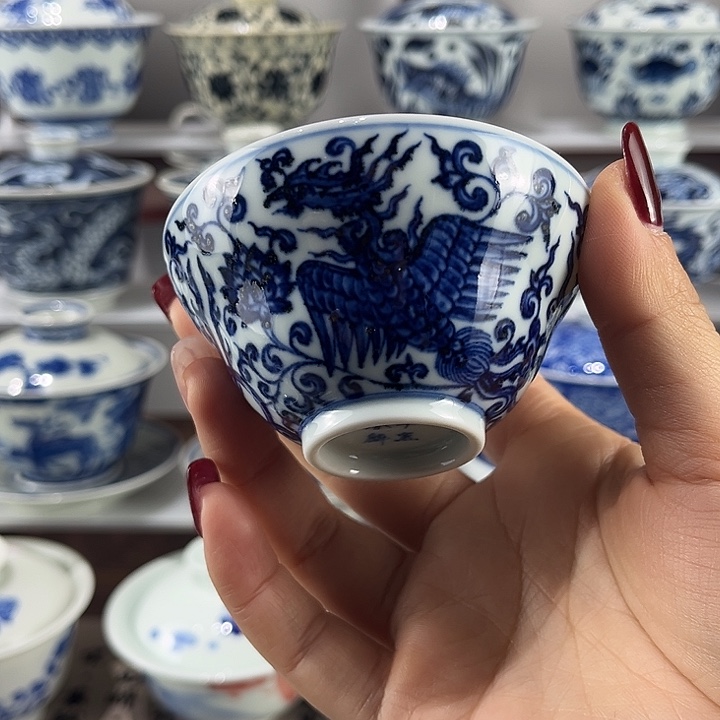 景德镇溪山居手工手绘
