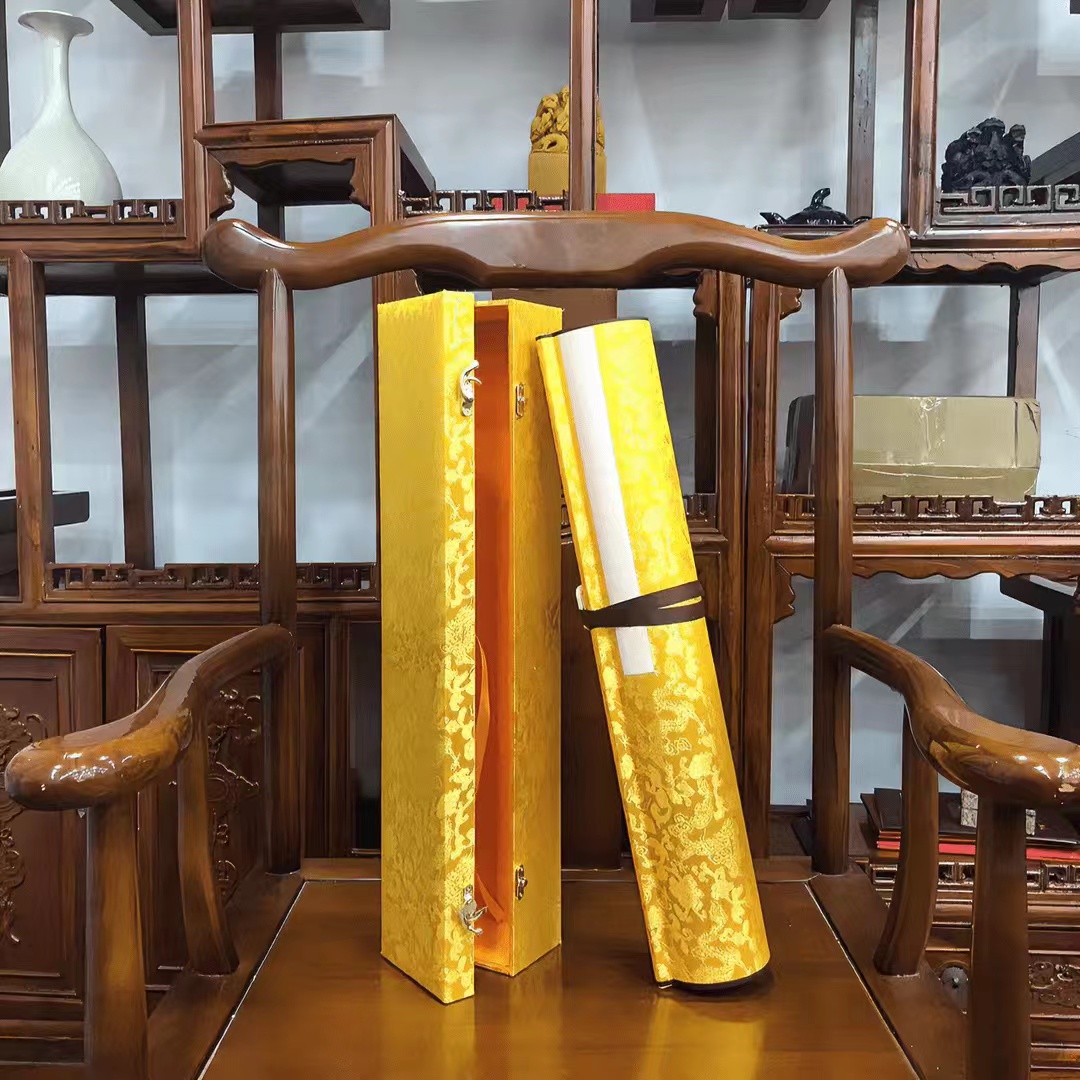 张长印<福山富水十五米长卷>书法绘画