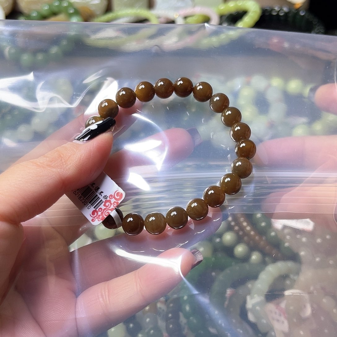 未镶嵌和田玉手链浮**梦