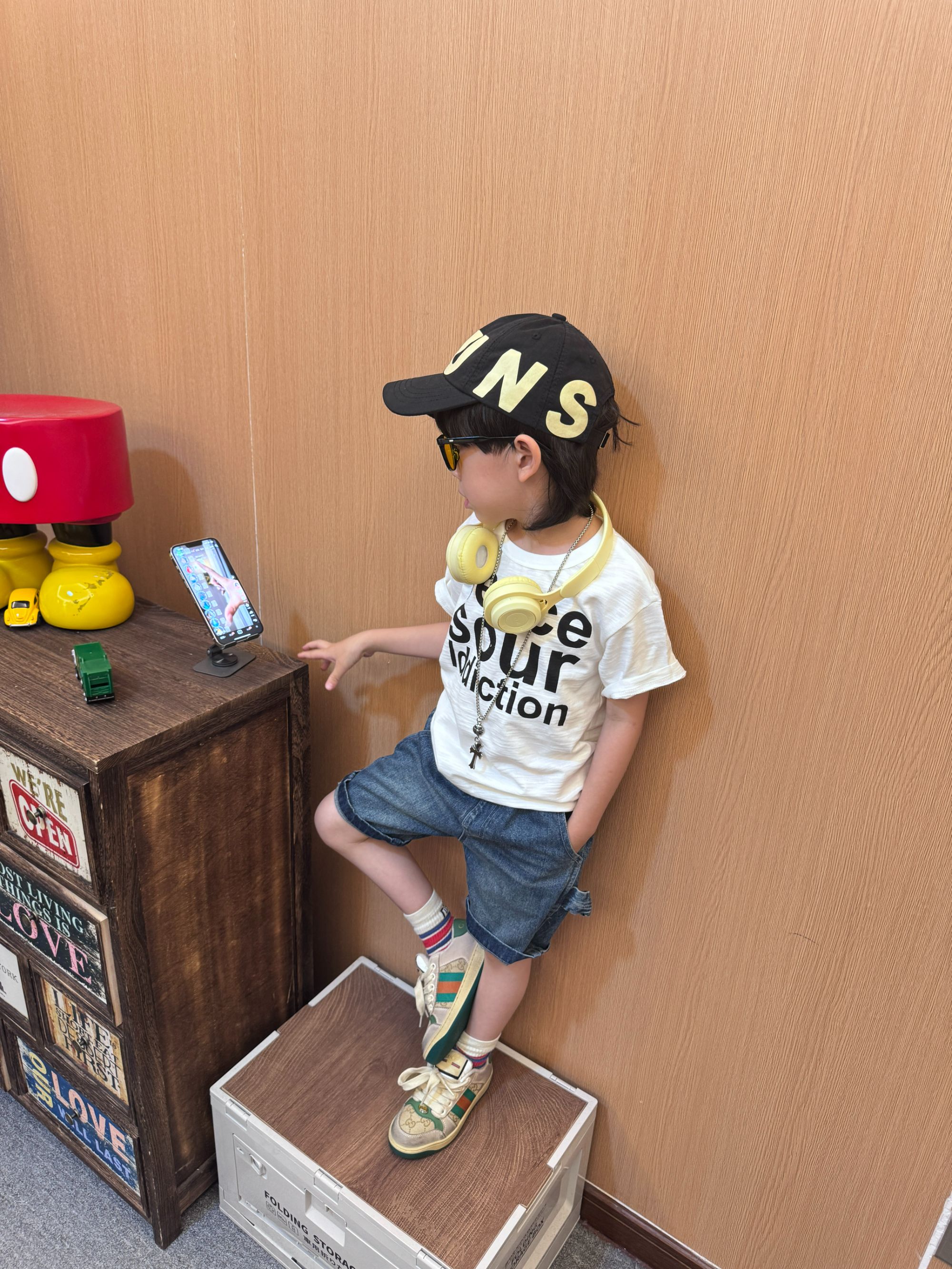 令佳潮牌夏季儿童DD竹节棉百搭休闲短袖T恤宝宝2743