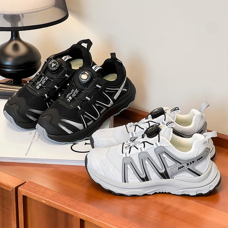 X875男童儿童老爹鞋中大童网面透气运动鞋防滑跑步鞋子