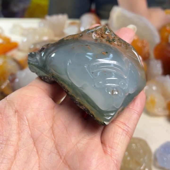 玛瑙/玉髓未镶嵌吊坠(不含链)