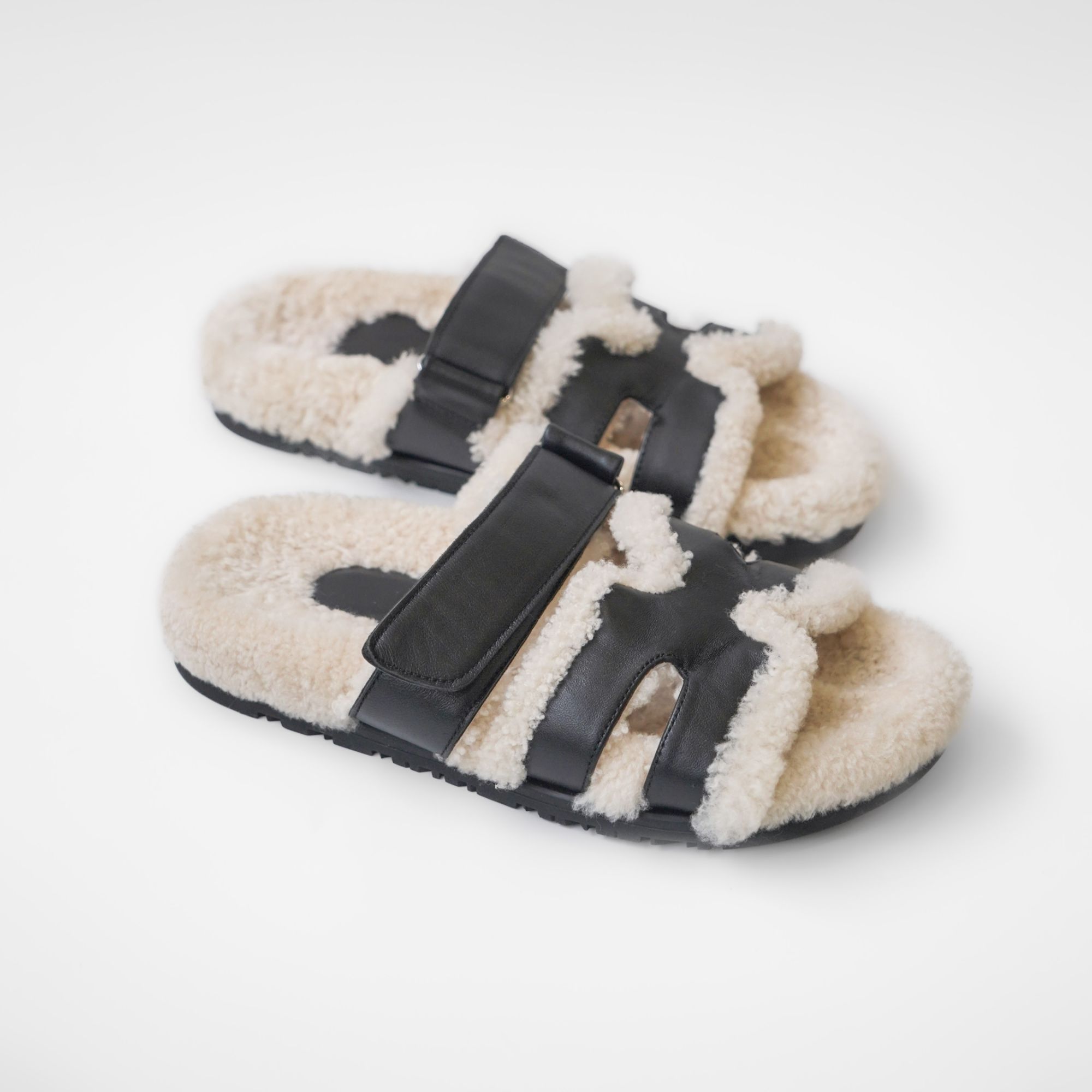 娇姐专属-一字拖外穿毛毛拖鞋网红时尚百搭