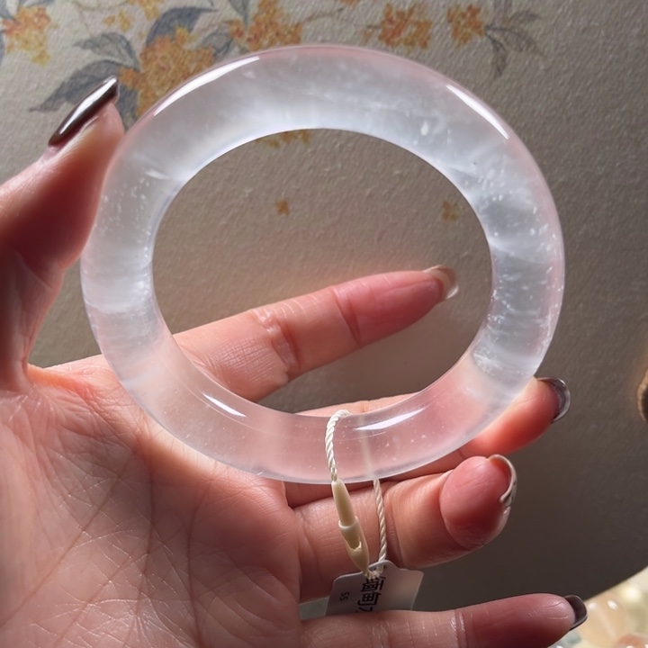 石英质玉未镶嵌手镯55-56