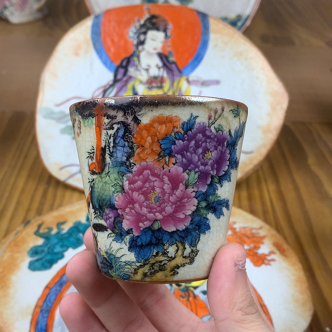 止***語杯景德镇陶瓷手作