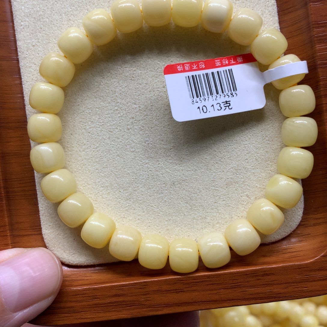 蜜蜡未镶嵌手链蜜蜡