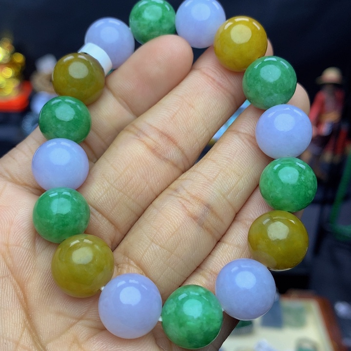 翡翠手链未镶嵌翡翠 12.8