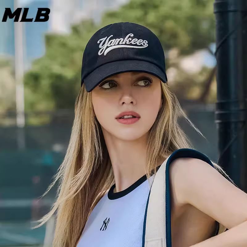美职棒(MLB)2024秋冬新款情侣帽子休闲棒球帽遮阳鸭舌帽专柜正品