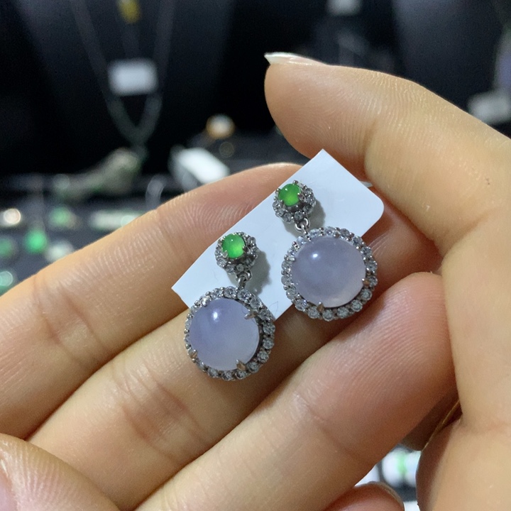 翡翠银S925镶嵌戒指