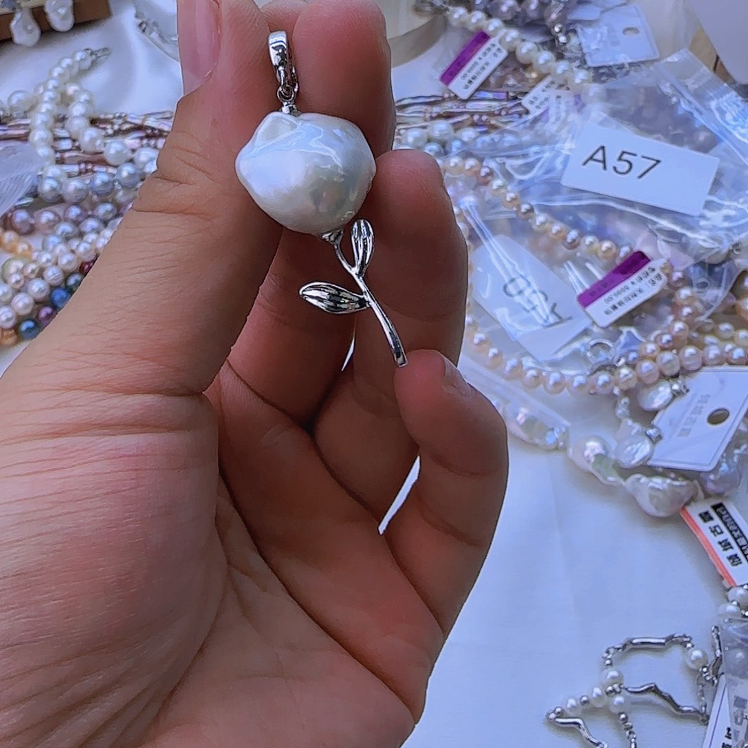 未镶嵌淡水珍珠项链定制59