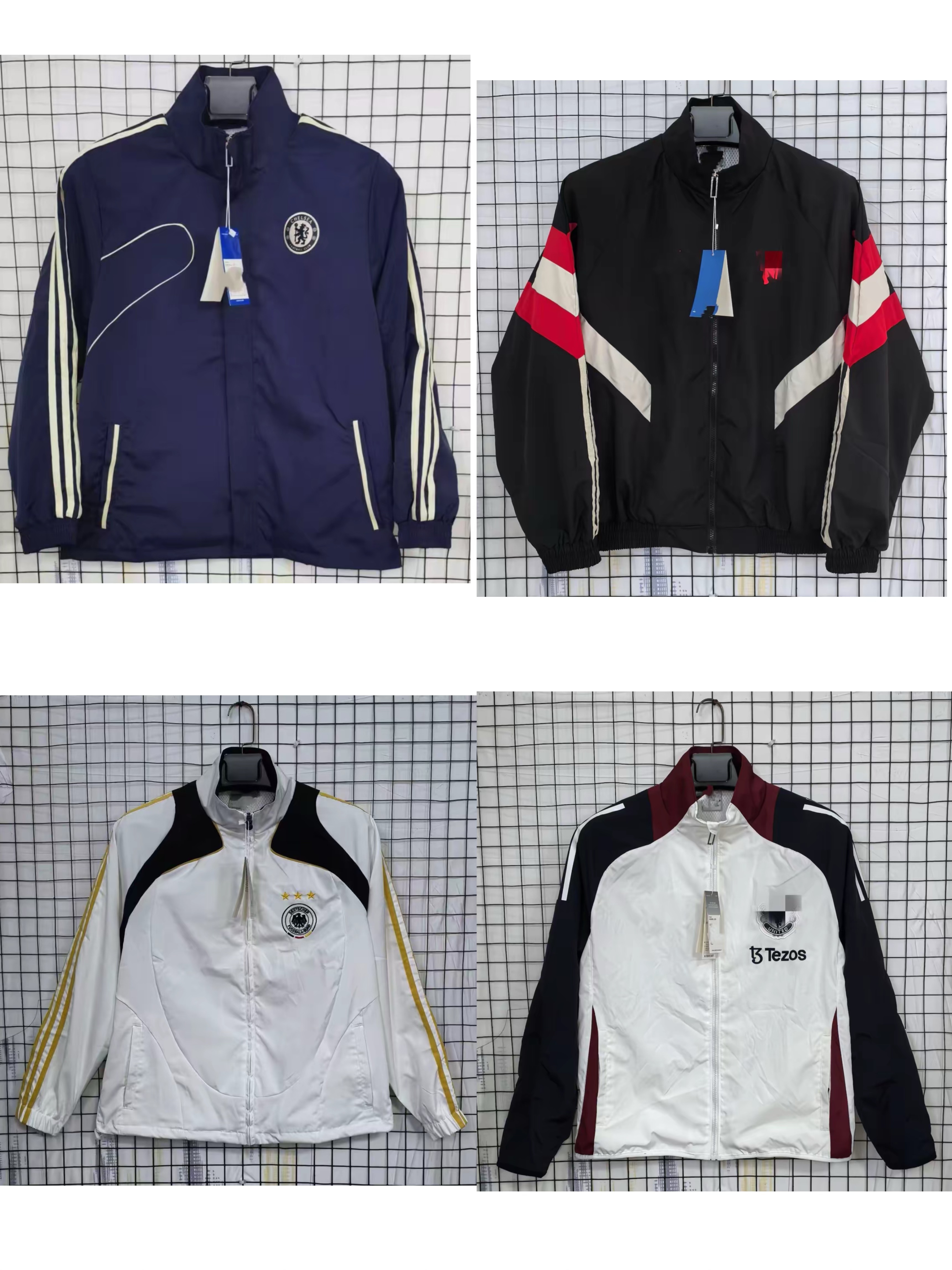 【秋冬复古长袖风衣】俱乐部国家队皇马葡萄牙阿森纳防水休闲时尚