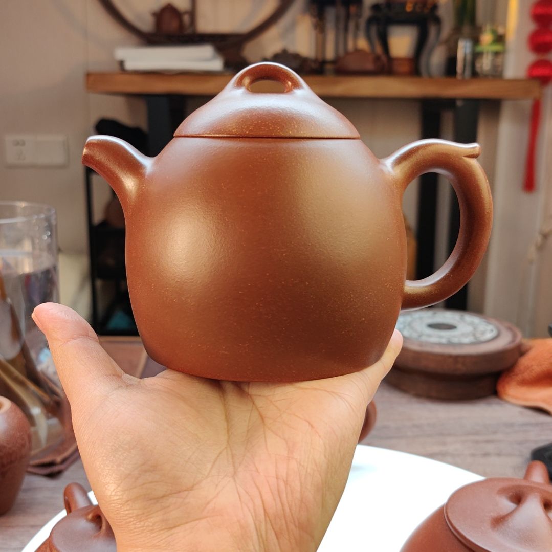 茶壶紫砂秦权壶全手工580cc