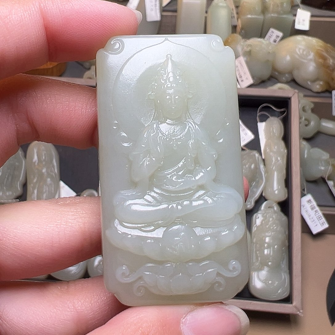 和田玉挂件未镶嵌