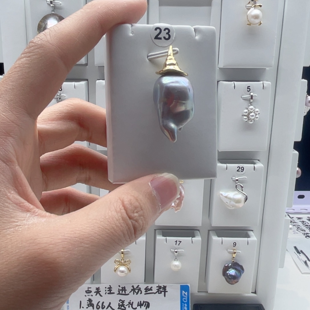 淡水珍珠颈饰合金