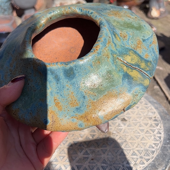 瑕疵处理 新年福利手工粗陶高温