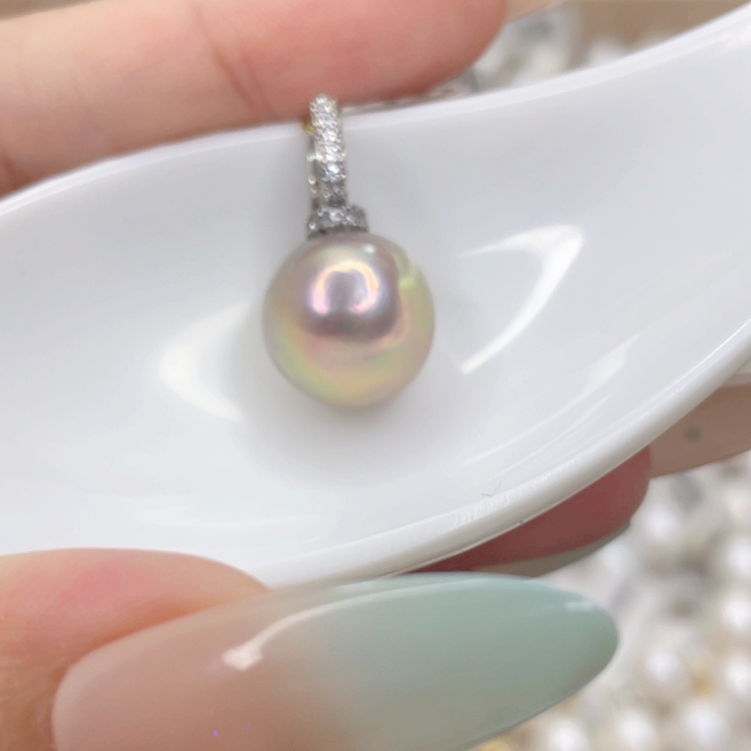 淡水珍珠未镶嵌吊坠(赠链)