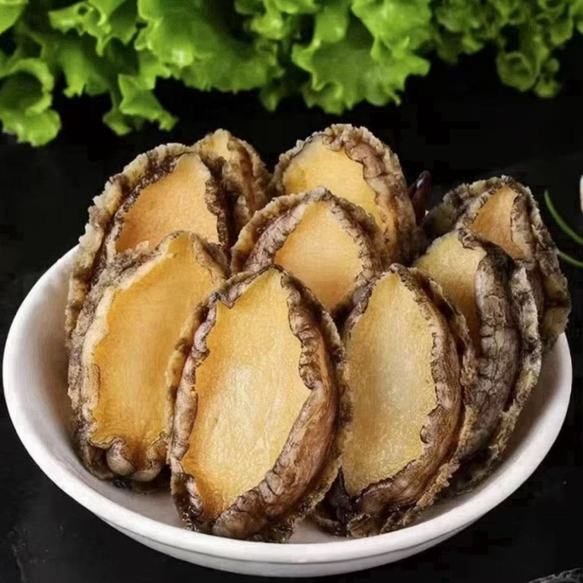 新鲜熟冻鲍鱼肉  活鲍现剥 到手14-16只 500g左右每包