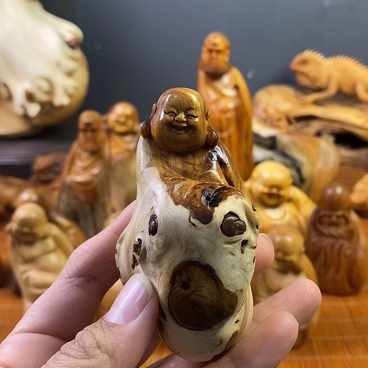 豆***哥柏木（崖柏）弥勒佛