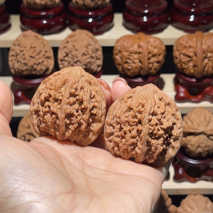 ****海文玩核桃把件43满天星