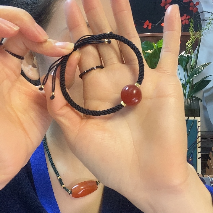 大理石磁石手链项链手链