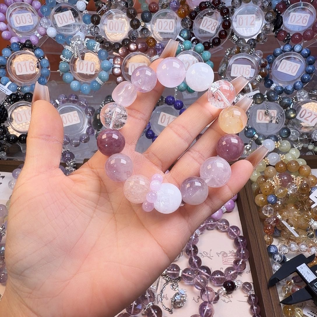 合金水晶手链多宝