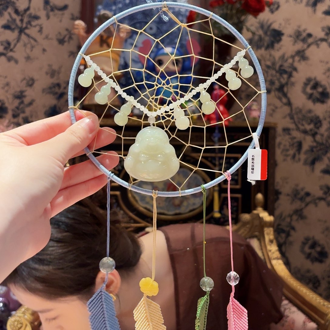 和田玉未镶嵌车挂挂件