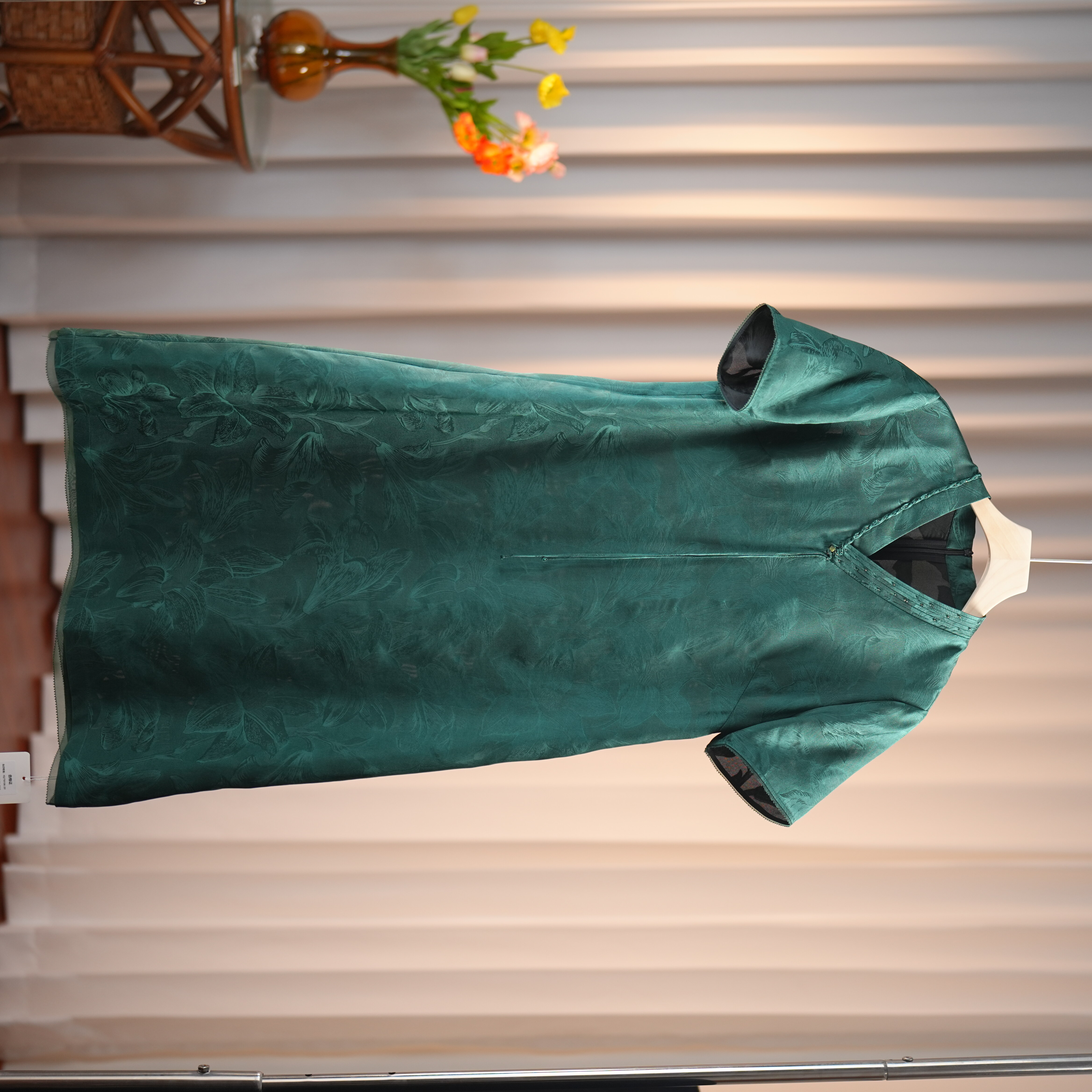 辰曜-250023新中式香云纱桑蚕丝中国风复古时尚民国风连衣裙女装