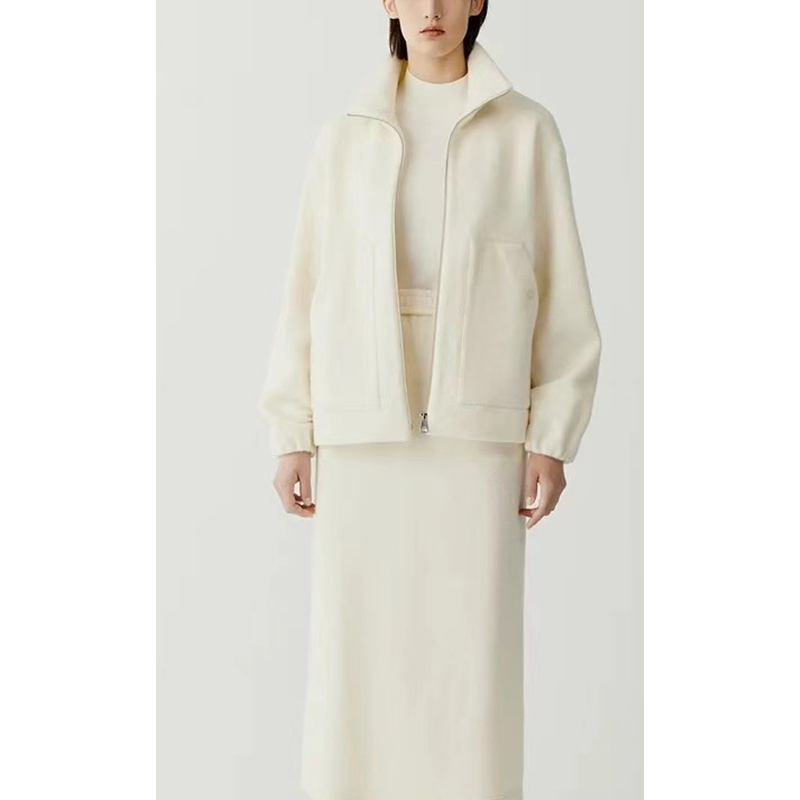 原厂孤品特价清！拍完则无！小禾 早秋强缩羊毛针织立领外套G29