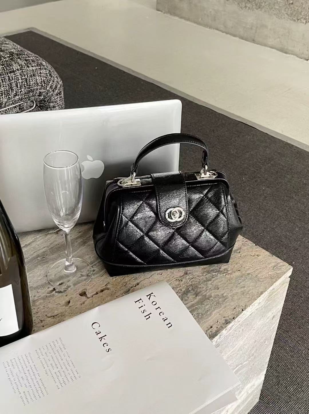 2025秋冬新款休闲时尚百搭简约复古小众韩版通勤单肩手提斜挎包24