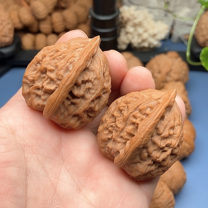 文玩核桃把件大红袍