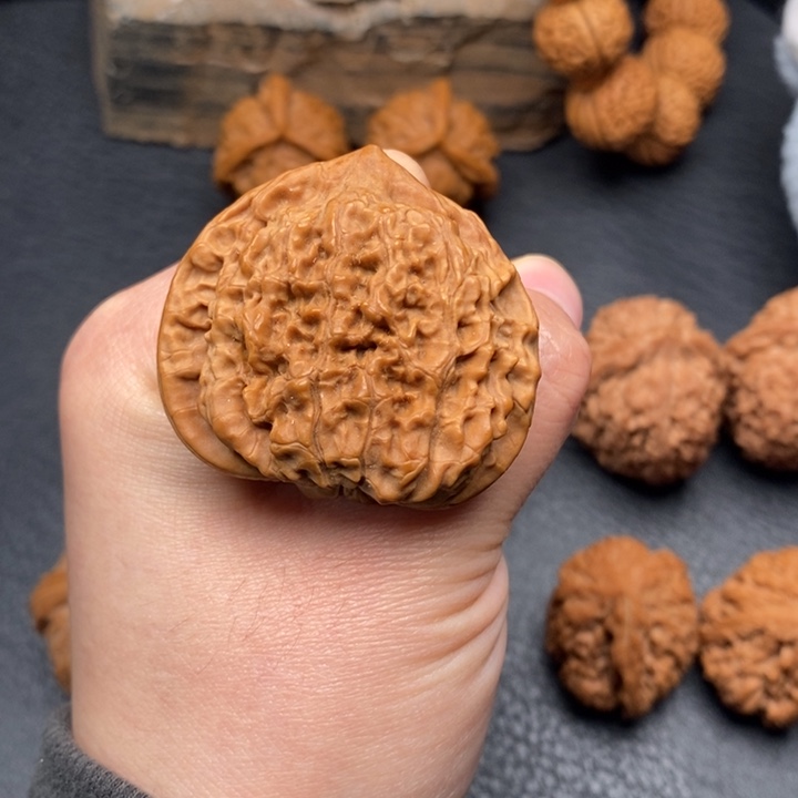 桃核把件尺寸42爱心饼