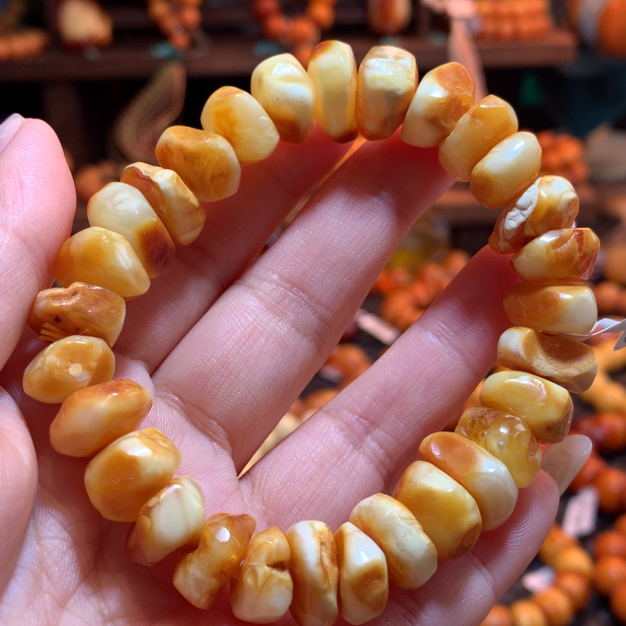 【闪购商品】手串蜜蜡未镶嵌蜜蜡手串