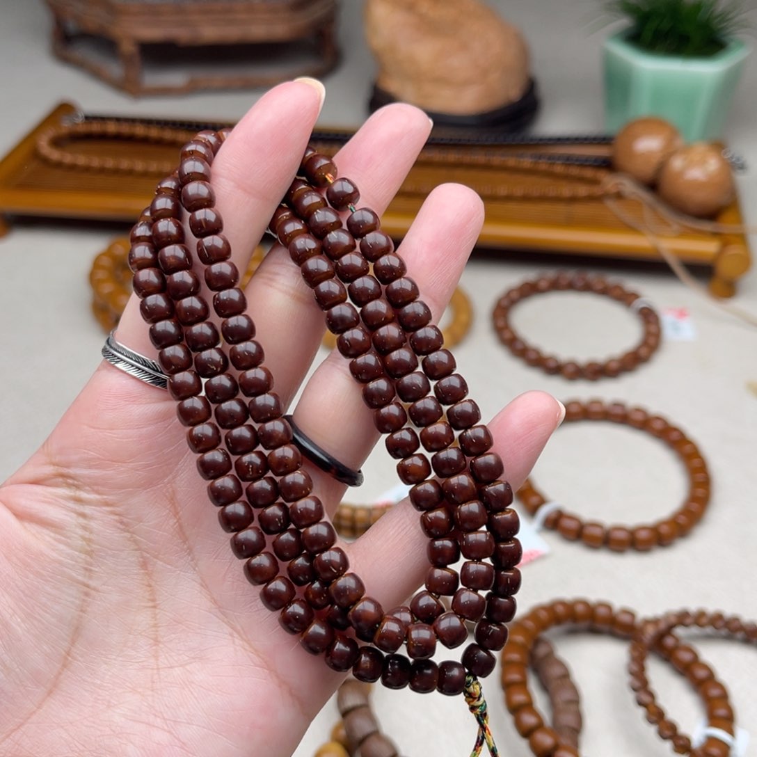 紫金鼠手串65纯肉老型脖挂