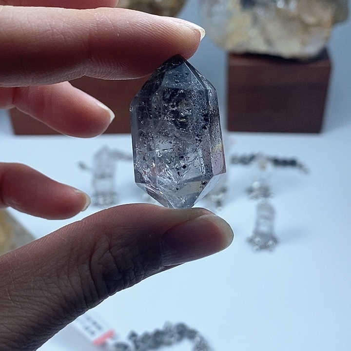 水晶手链未镶嵌晶中晶水胆