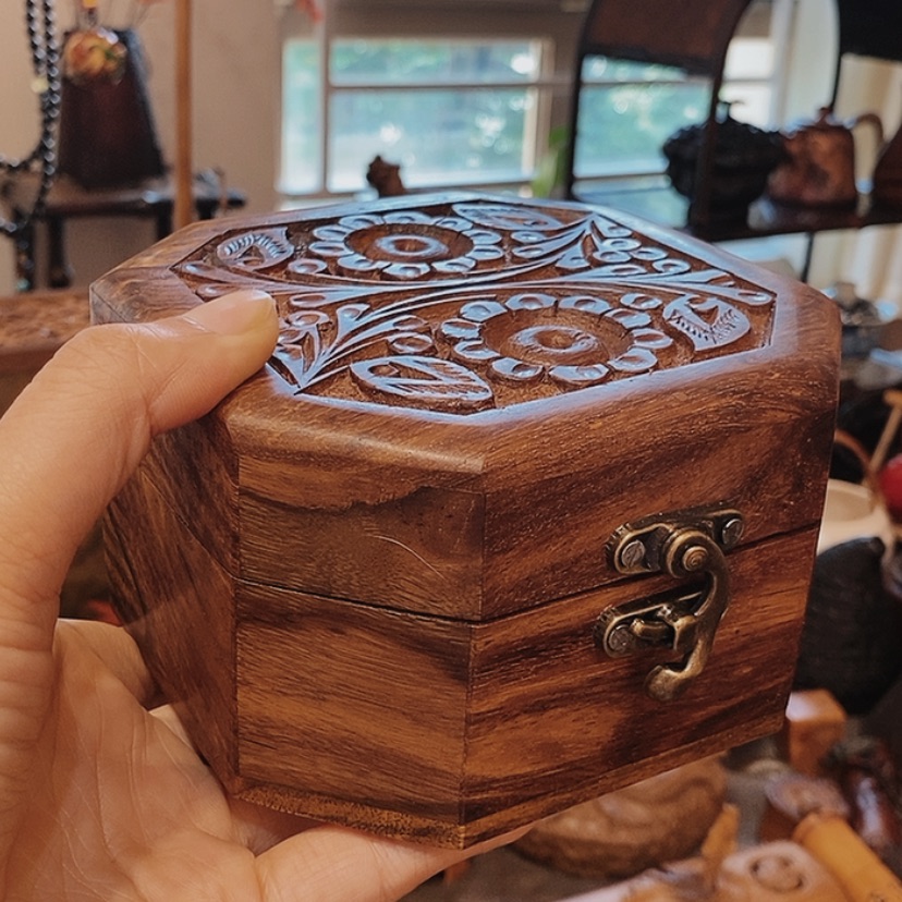 【闪购商品】花梨木首饰盒