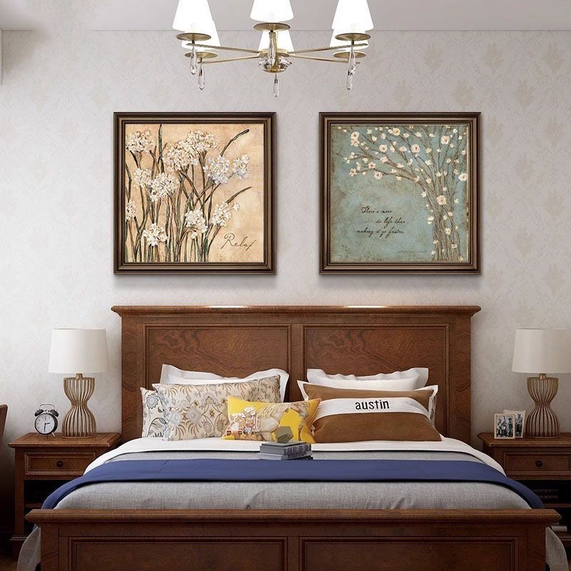 法式复古玄关装饰画小众艺术客厅卧室床头轻奢挂画组合高级感壁画