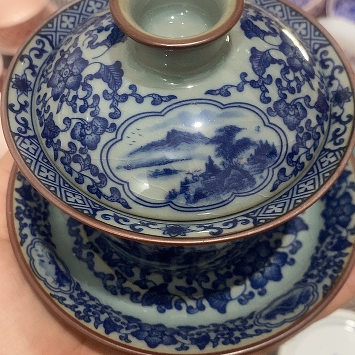 陶摆件景德镇陶瓷主人杯2344