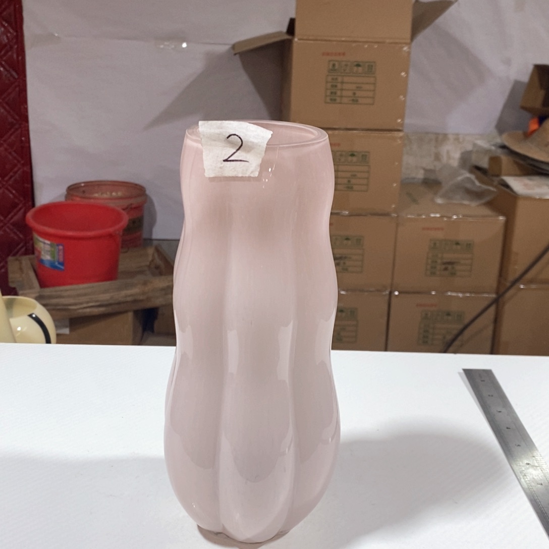 玻璃2一级原色高25口8玻璃花瓶嘎嘎好看玻璃花瓶