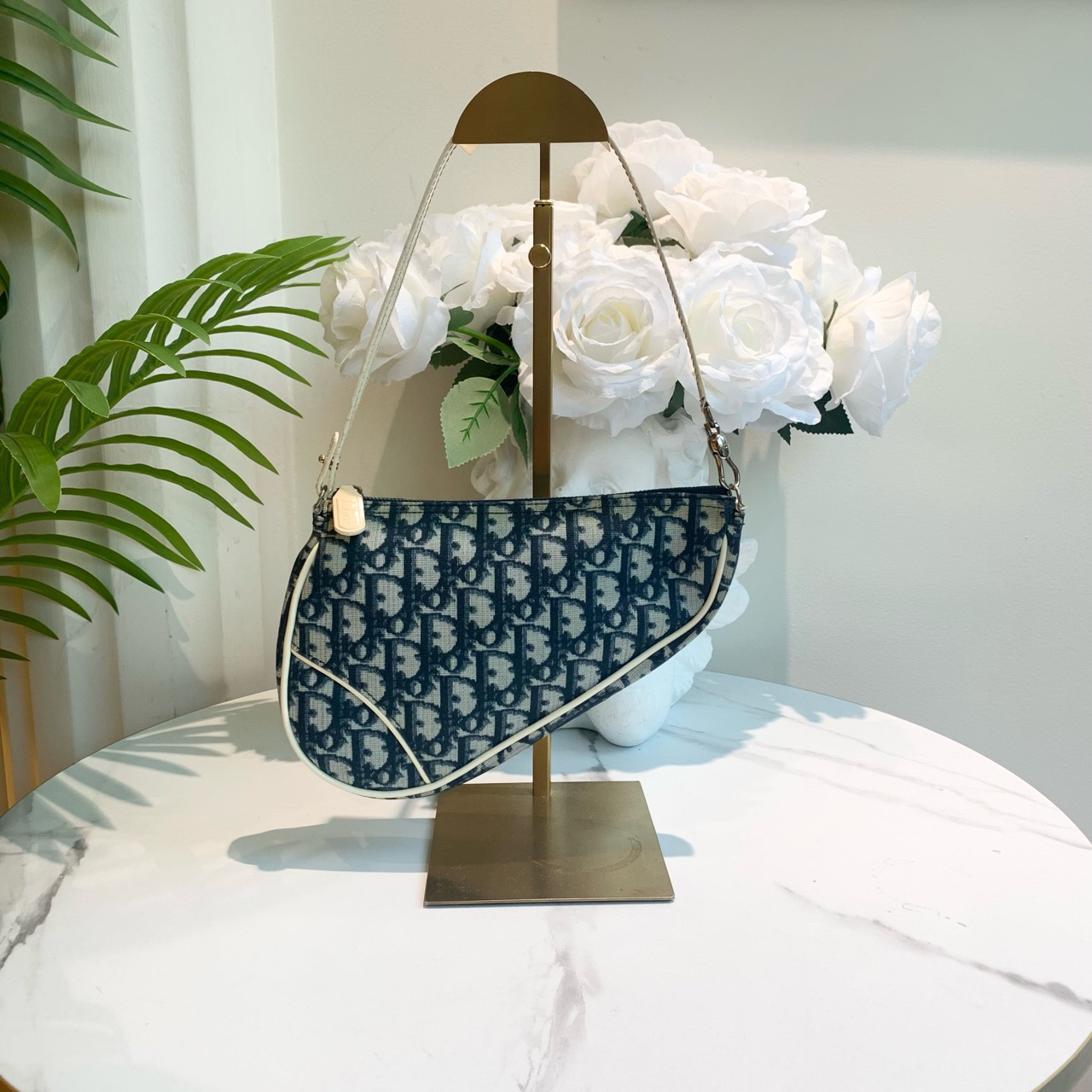 95新 DIOR/迪奥 多宝二奢/30894/中古马鞍