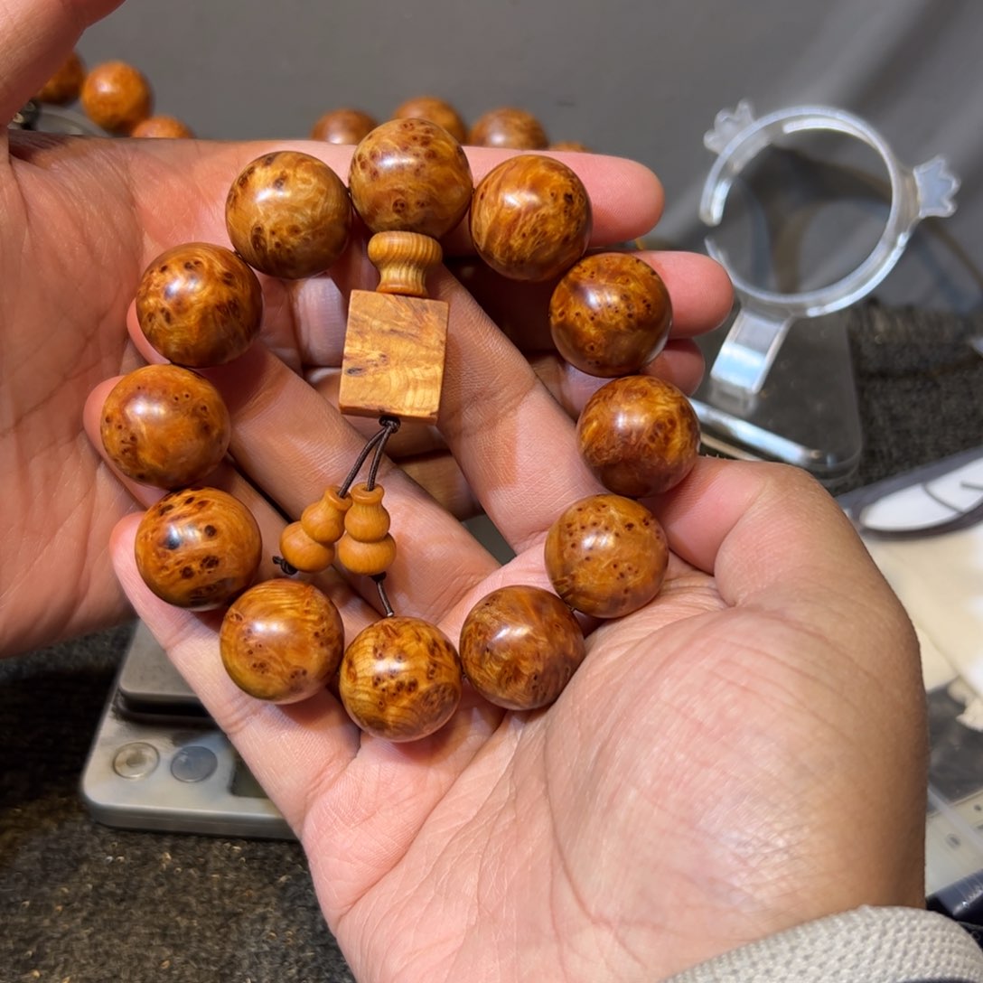 柏木（崖柏）手串/手链2.0陈化红油入门级瘤疤手串
