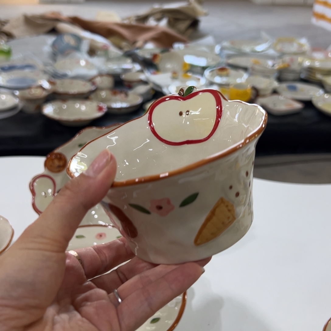 摆件高温陶瓷釉下彩正品！