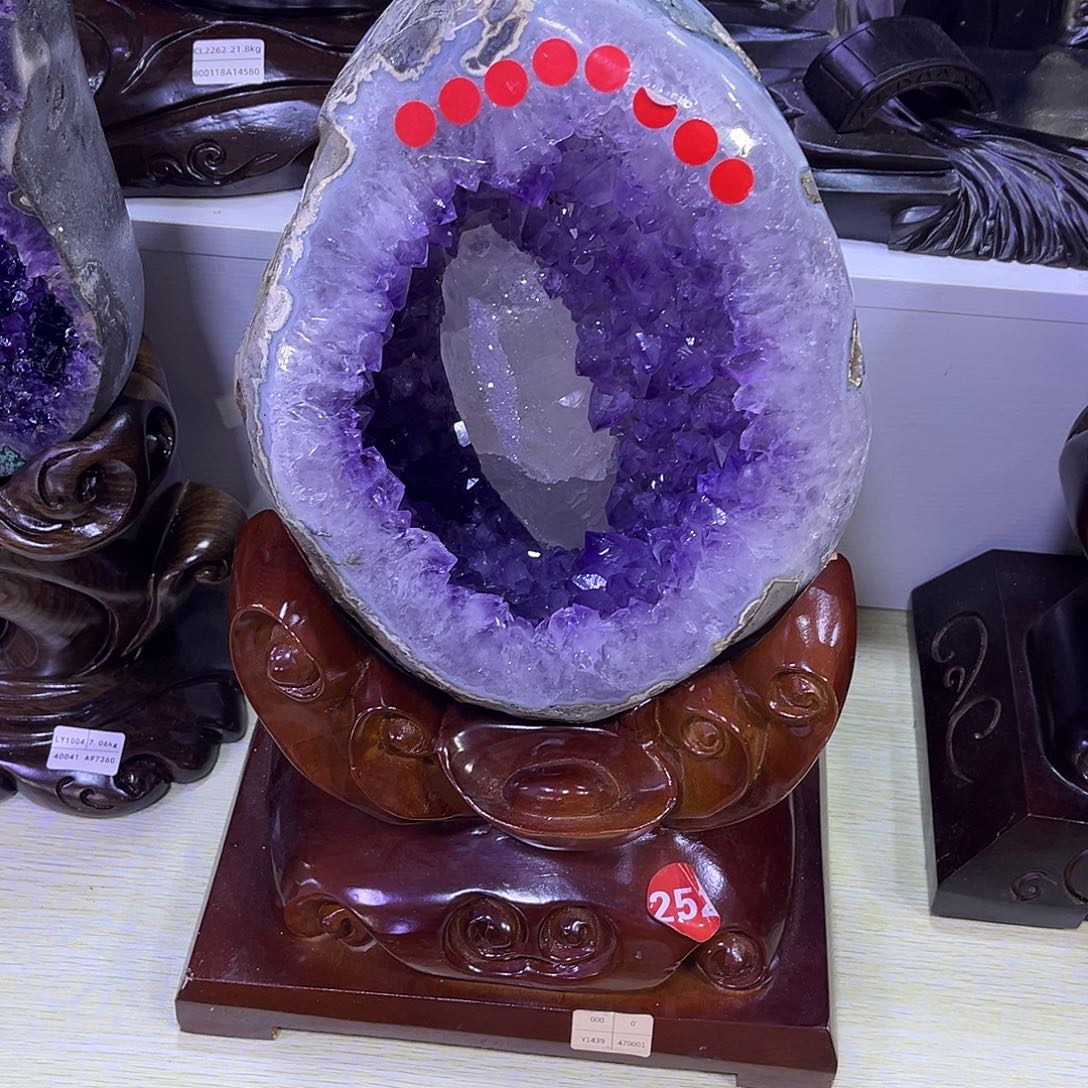 未镶嵌紫晶大型摆件（非配饰）晶